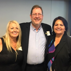 With Karen Johns CEO/Founder of DARE (Domestic Abuse Recovery Education) and Wes Leake, CEO/Founder of Business Blessings at Business Networking Breakfast